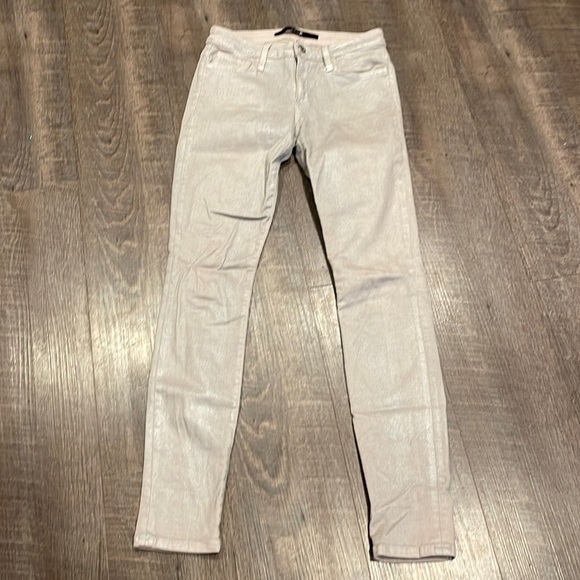 Joe’s jeans, waxy silver shimmer finish to them - Picture 1 of 6